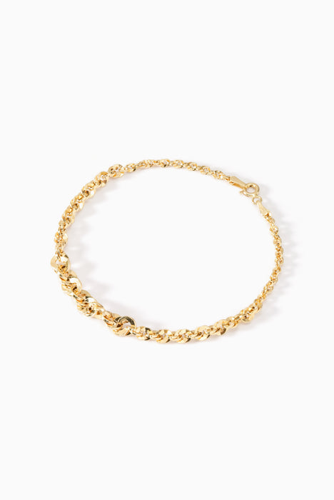 9ct Yellow Gold Graduated Bracelet