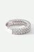 Agnes | 9ct White Gold 1ct tw Lab Grown Diamond Half Eternity Ring-1