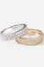 Agnes | 9ct White Gold 1ct tw Lab Grown Diamond Half Eternity Ring-4