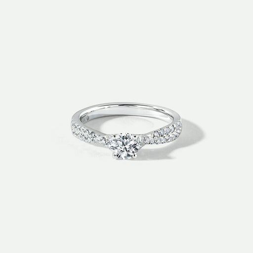 Amie - 9ct White Gold 0.66ct tw Lab Grown Diamond Engagement Ring - image 1
