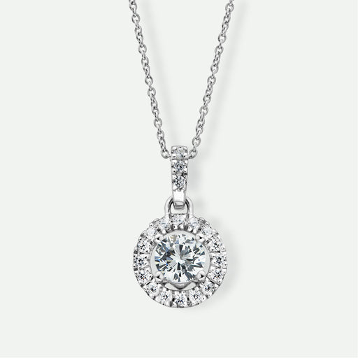 Ana | 9ct White Gold 0.33ct tw Lab Grown Diamond Necklace-0