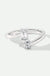 Aria | 9ct White Gold 0.55ct tw Lab Grown Diamond Toi et Moi Ring-0