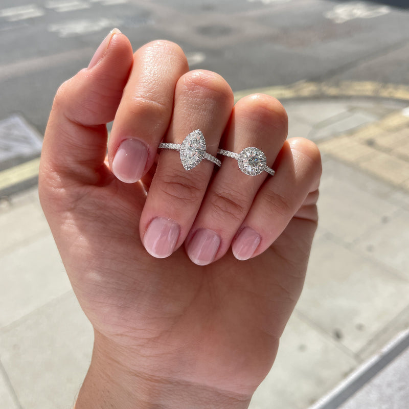 Astra | 18ct White Gold 1ct tw Lab Grown Diamond Ring