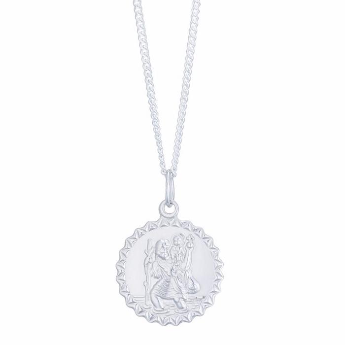 Sterling Silver St Christopher Pendant