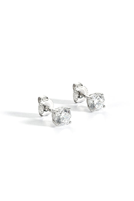 Sterling Silver Cubic Zirconia 5mm Solitaire Jewellery Set