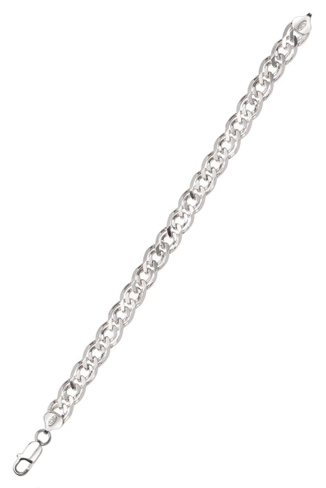 Sterling Silver Gents Curb Chain Bracelet