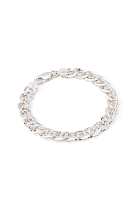 Sterling Silver Gents Curb Chain Bracelet