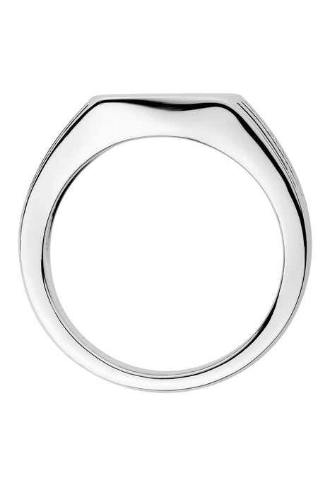 Mens Sterling Silver Signet Ring