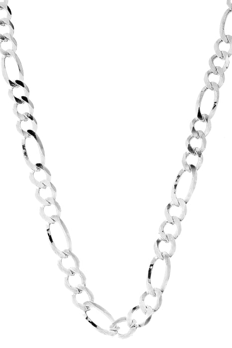 Sterling Silver Figaro Chain Necklace