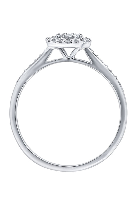 9ct White Gold 0.30ct Diamond Bridal Set Ring