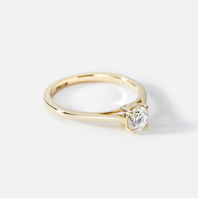Celia | 9ct Yellow Gold 0.50ct Lab Grown Diamond Ring