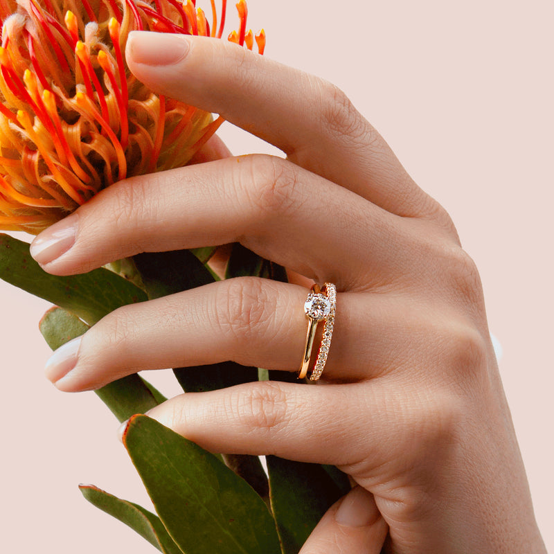 Celia | 9ct Yellow Gold 0.50ct Lab Grown Diamond Ring