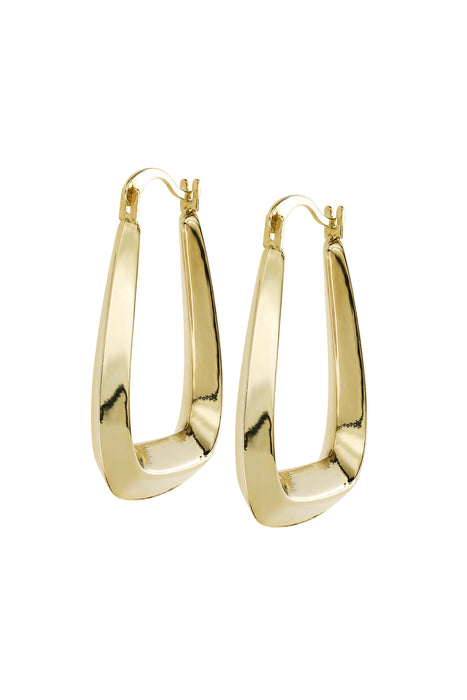 9ct Yellow Gold Handbag Creole Earrings