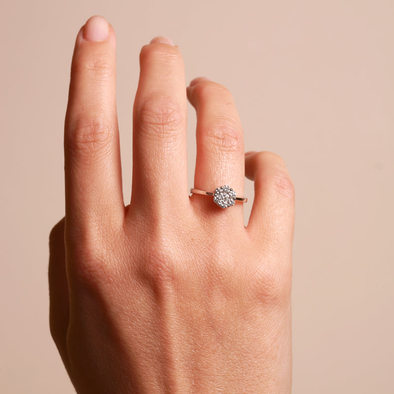 Reese | 9ct White Gold 0.46ct tw Lab Grown Diamond Ring