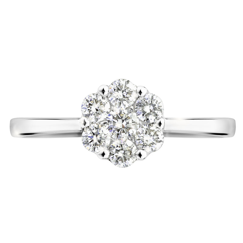 Reese | 9ct White Gold 0.46ct tw Lab Grown Diamond Ring