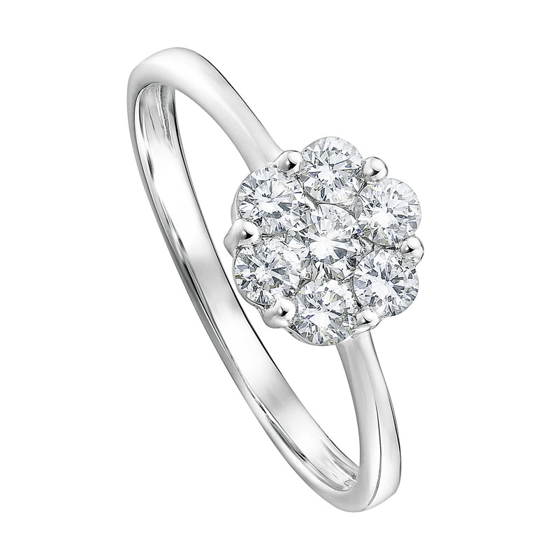 Reese | 9ct White Gold 0.46ct tw Lab Grown Diamond Ring
