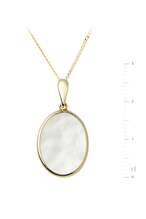 9ct Yellow Gold Mother of Pearl Necklace