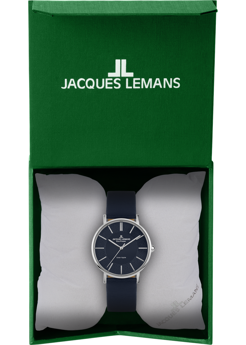 Eco Power Solar Dark Blue Vegan Strap Unisex Watch