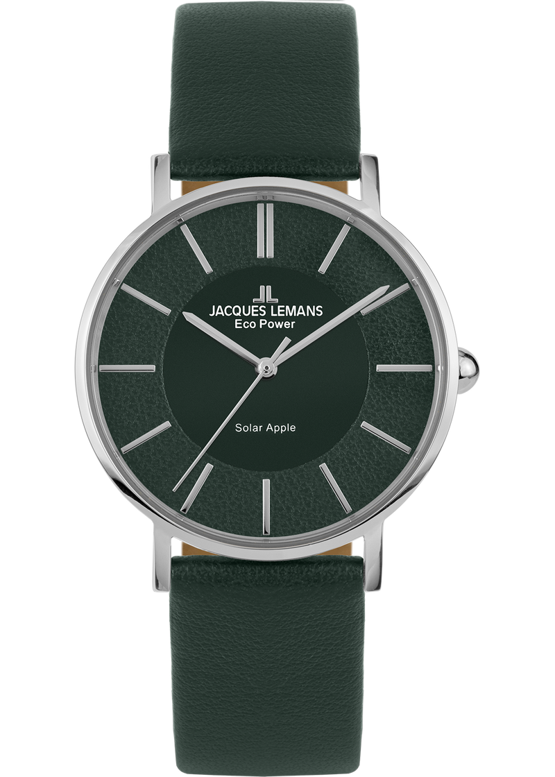 Eco Power Solar Green Vegan Strap Unisex Watch