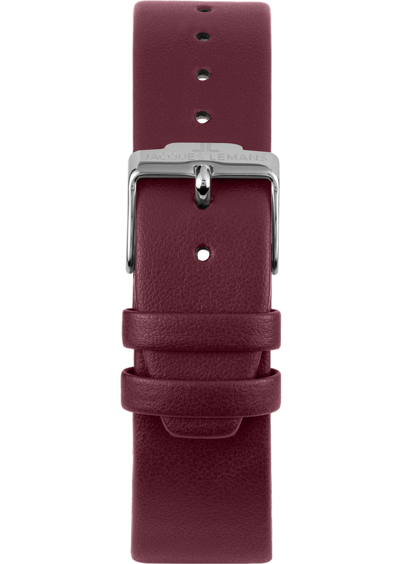 Eco Power Solar Burgundy Vegan Strap Unisex Watch