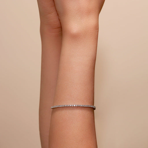 Penelope | 9ct White Gold 3ct tw Lab Grown Diamond Bracelet-1