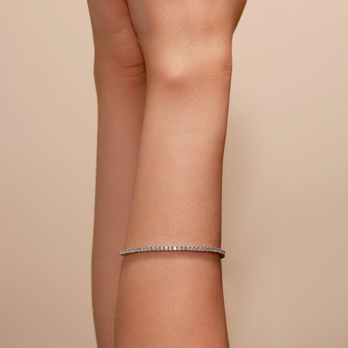 Penelope | 9ct White Gold 3ct tw Lab Grown Diamond Bracelet-1