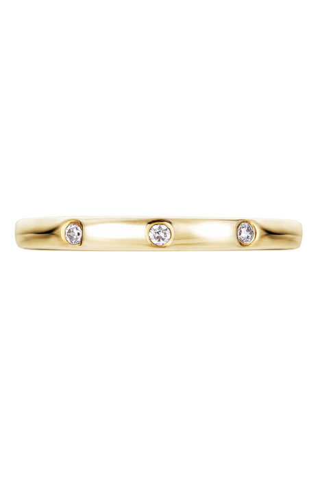 9ct Yellow Gold Diamond Ring