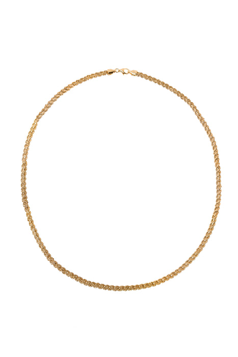 9ct Yellow Gold Ultralight Double Row Rope Necklace