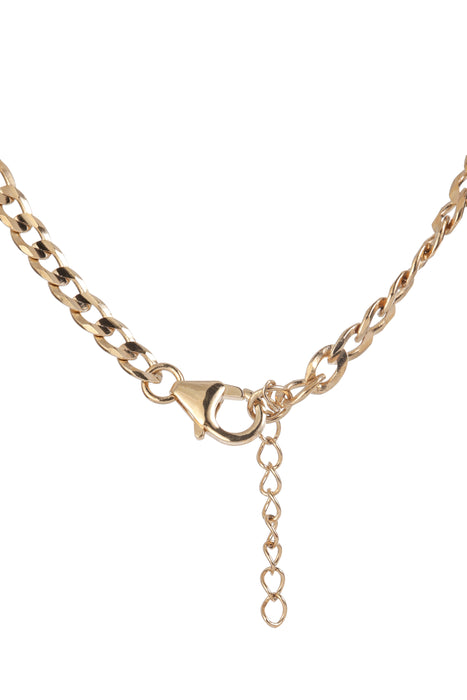 14ct Gold Plated Sterling Silver Cubic Zirconia Tennis Necklace