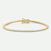 Penelope - 9ct Yellow Gold 1.25ct tw Lab-Grown Diamond Tennis Bracelet - image 3
