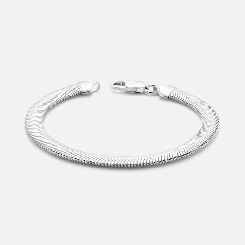 Sterling Silver Snake Chain Bracelet 7 inch