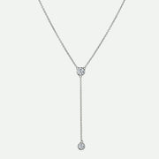 Ember - 9ct White Gold 0.50ct tw. Lab Grown Diamond Lariat 18 Inches - image 1