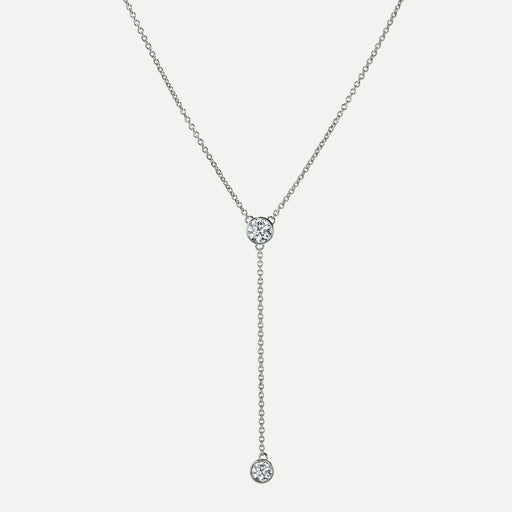 Ember - 9ct White Gold 0.50ct tw. Lab Grown Diamond Lariat 18 Inches - image 1