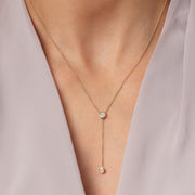 Ember - 9ct Yellow Gold 0.50ct tw. Lab Grown Diamond Lariat 18 Inches - image 2