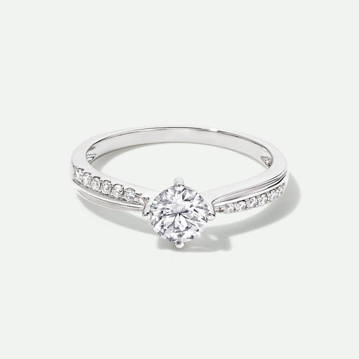Eden - 9ct White Gold 0.60ct tw. Lab Grown Diamond Engagement Ring - image 1