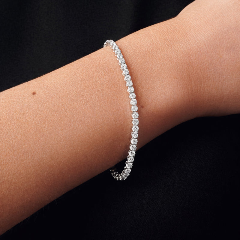 Tabitha | 9ct White Gold 5.52ct tw. Lab Grown Diamond Tennis Bracelet