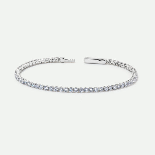 Primrose - 9ct White Gold 3.49ct tw. Lab Grown Diamond Tennis Bracelet - image 1