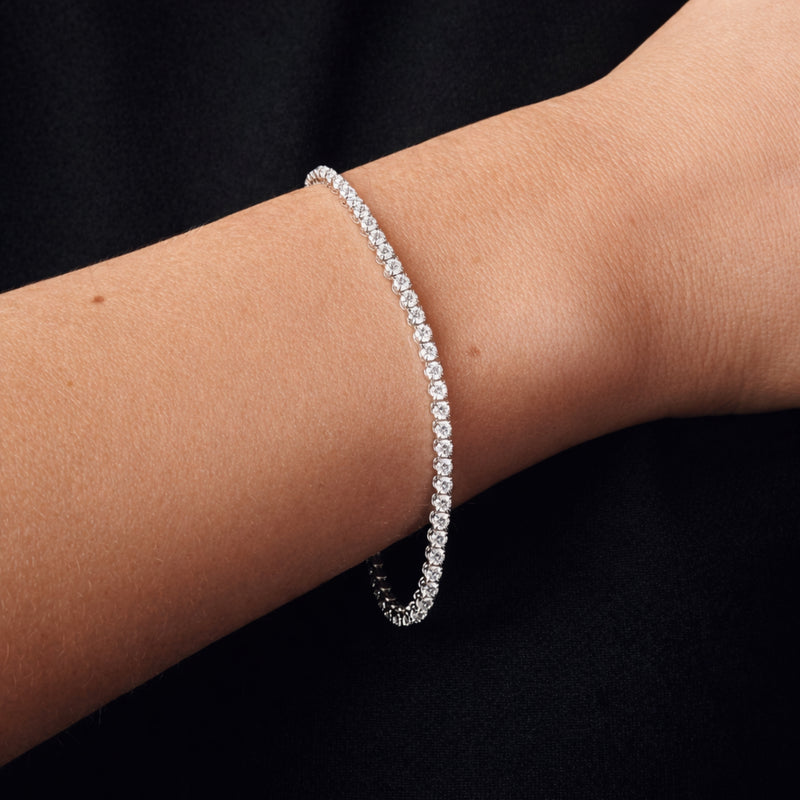 Primrose | 9ct White Gold 3.49ct tw. Lab Grown Diamond Tennis Bracelet