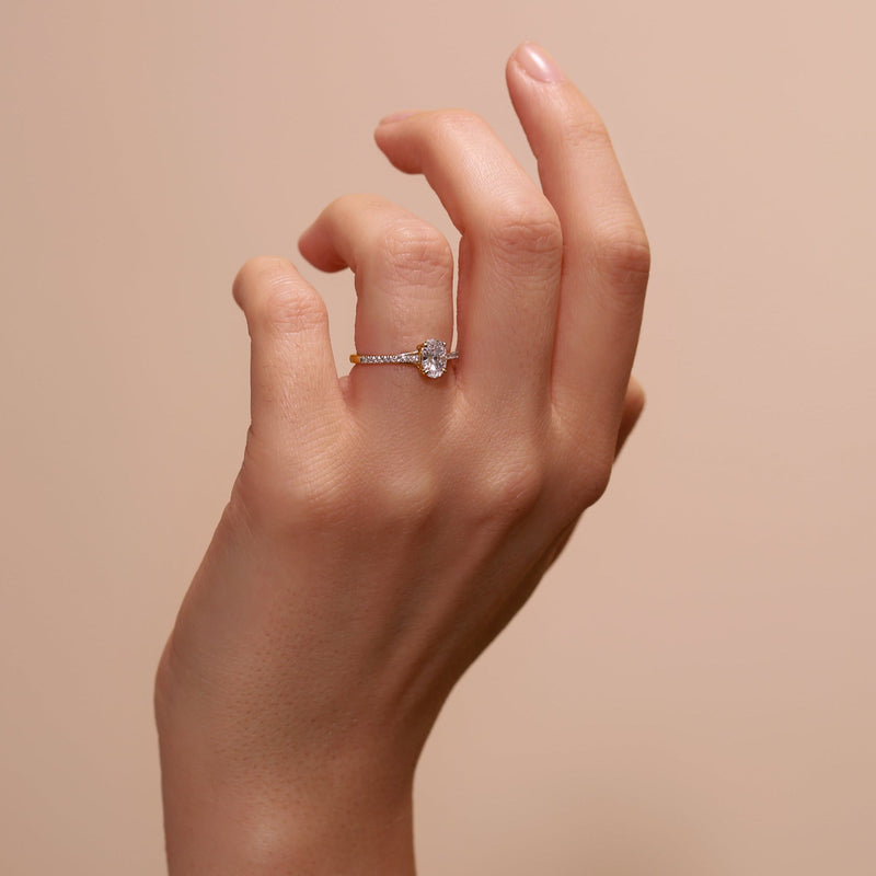 Elena | 9ct Yellow Gold 0.75ct tw Lab Grown Diamond Ring