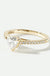 Bella | 9ct Yellow Gold 0.95ct tw Trillion Cut Lab Grown Diamond Ring-3