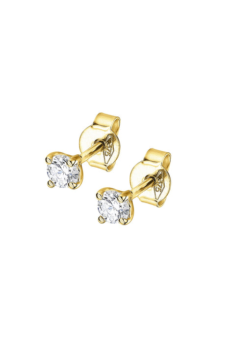 Bonnie | 9ct Yellow Gold 0.25ct tw Lab Grown Diamond Earrings-3