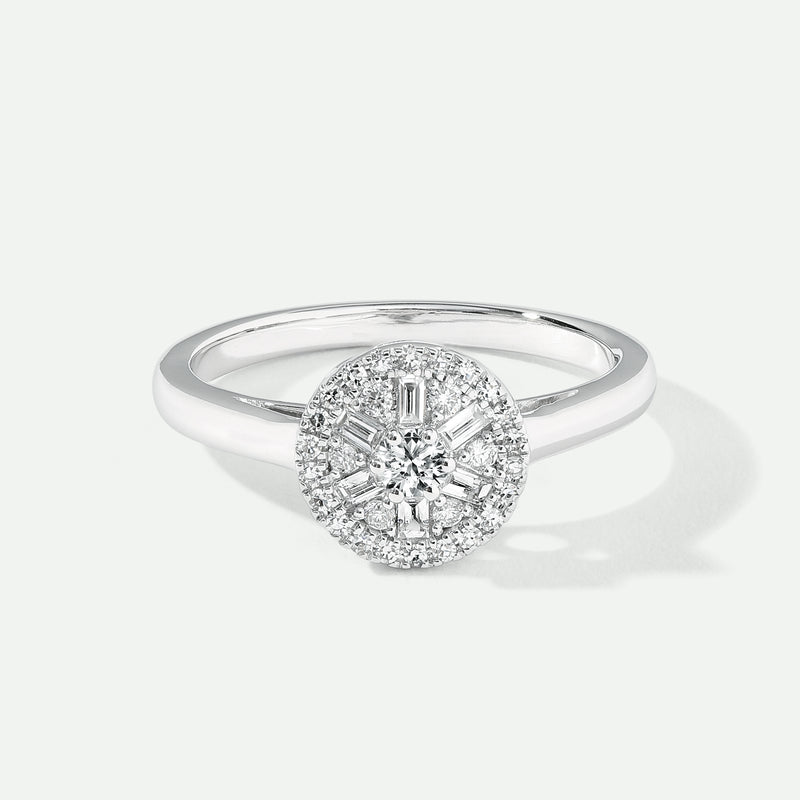 Lottie | 9ct White Gold 0.28ct tw Lab Grown Diamond Ring