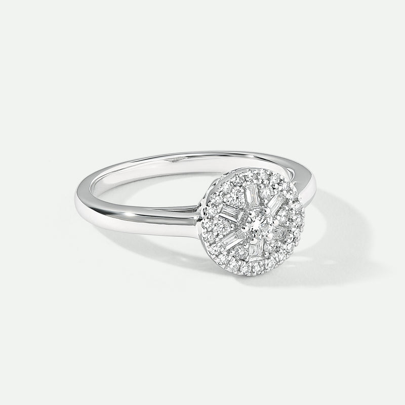Lottie | 9ct White Gold 0.28ct tw Lab Grown Diamond Ring