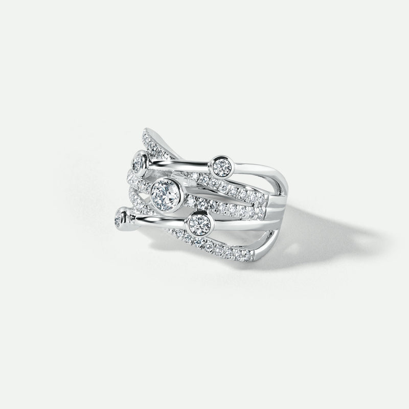 Capri | 9ct White Gold 0.75ct tw Lab Grown Diamond Band Ring