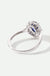 Cate | 9ct White Gold 0.25ct tw Lab Grown Diamond and Created Sapphire Ring-4