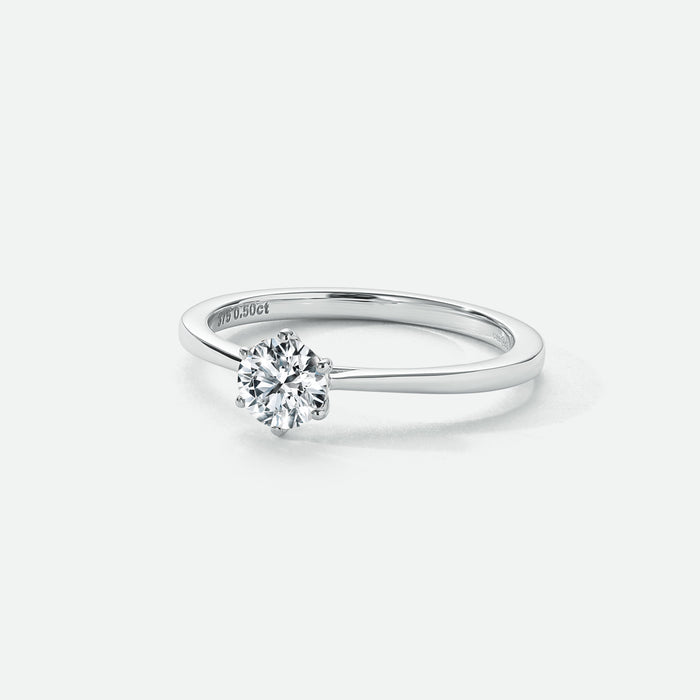 Charlotte | 9ct White Gold 0.50ct Lab Grown Diamond Ring-1