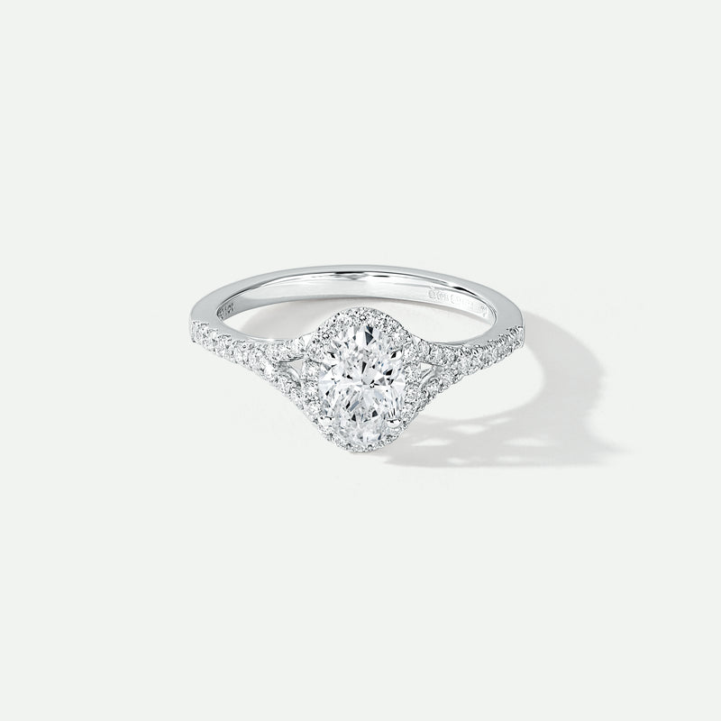 Chloe | 18ct White Gold 1ct tw Oval Lab Grown Diamond Ring