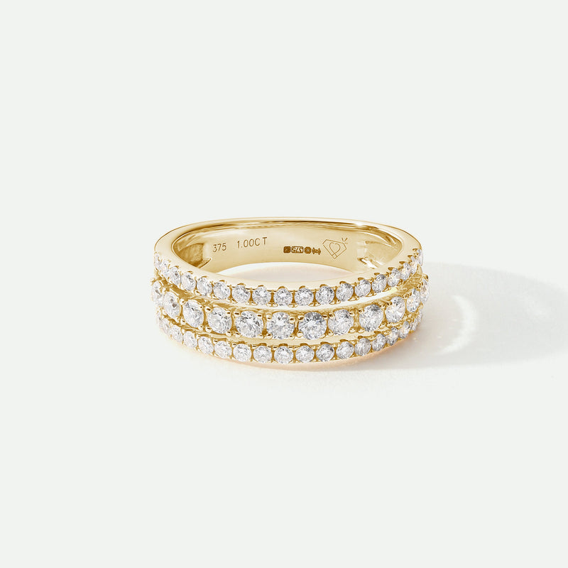Colette - 9ct Yellow Gold 1ct tw Lab Grown Diamond Ring - image 1
