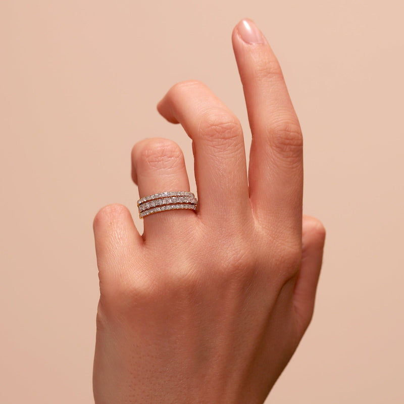 Colette - 9ct Yellow Gold 1ct tw Lab Grown Diamond Ring - image 4