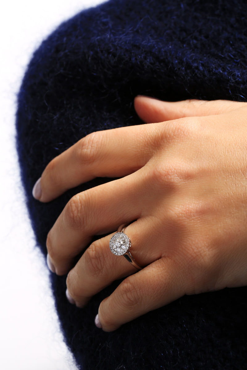 Lottie | 9ct White Gold 0.28ct tw Lab Grown Diamond Ring